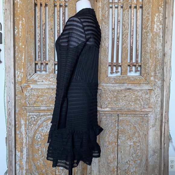 Parker Topanga High Neck Long Sleeve Fitted dress - Picture 8 of 16